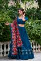 Stylish Navratri Special Pure Cotton Lehenga Choli For Girls  thumb 7