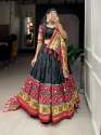 Woman Stitched Tussar Silk with Patola Print Lehenga Choli thumb 4
