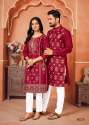 Couple Combo Cotton Kurta Set thumb 6