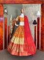 Designer Zari Printed Satin Lehenga Choli With Cancan thumb 2