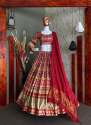 Designer Zari Printed Satin Lehenga Choli With Cancan thumb 4