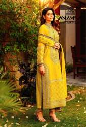 Nazeen Chiffon Semi Stitched Sequence Work Suit