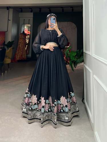 New Collection Stitched Georgette Lehenga Choli