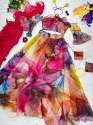 Party Wear Organza Digital Printed Lehenga Choli thumb 3
