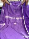 Pure Chanderi Silk Purple Suit For Women thumb 5