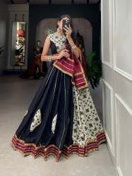 Trendy Cotton Printed Ready Made Navratri Chaniya Choli