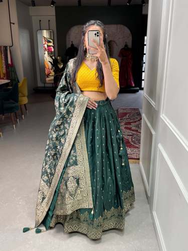 Trendy Viscose Chanderi Lehenga Choli For Women at Rs.2700