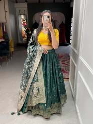 Trendy Viscose Chanderi Lehenga Choli For Women