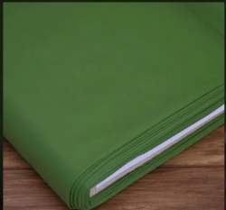 Plain Green Cotton Shirting Fabric