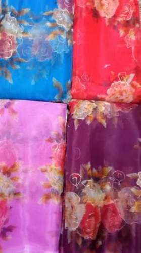 Digital Printed Organza Fabric 