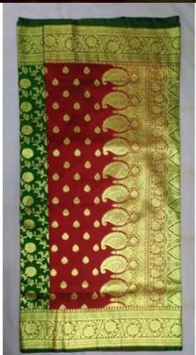 Double Shaded Banarasi Saree by Chandan Enterprise
