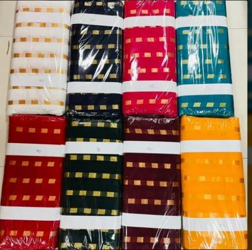 Fancy Blouse Dyed cotton Cambric fabric  by Surat Fashion Fabrics Hub