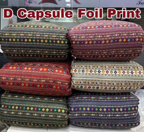 Rayon Procian Capsule Print Fabric 