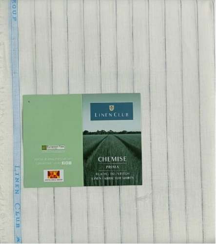 40 Inches Linen Club Shirting Fabric  by Mans Fab