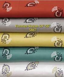 Men Rayon Print Shirting Fabrics