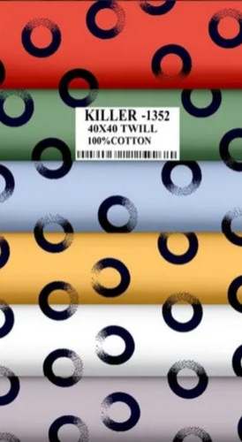 Killer 100% Cotton shirting Fabric 
