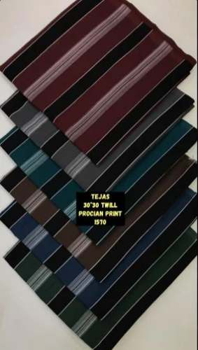 Men Twill Cotton Checks Fabric