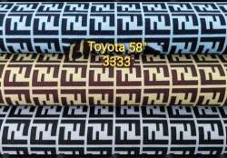 Toyota Multi color Cotton Fabric 