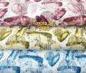 Toyota Multi color Cotton Fabric  thumb 2