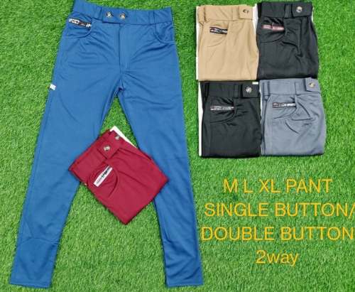 Double Button Mens Track Pant 