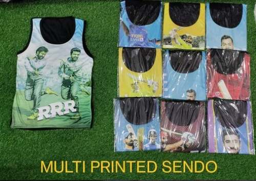 Mens Printed Vest Sando 
