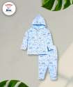 Funny Bear Baby Boy and Girl Hoodie with long pants 
