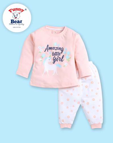 Funny Bear Baby Girl Clothes 