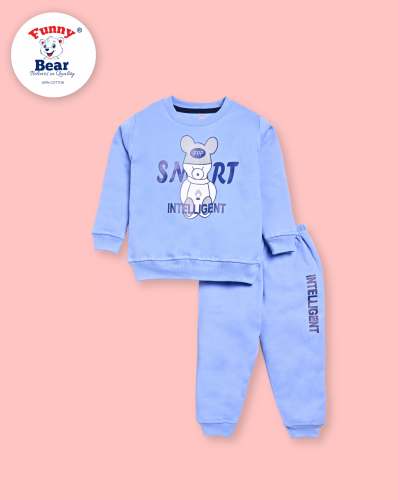 Funny Bear Fleece Winter Kids Wear Clothes 