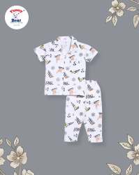 Funny Bear Kids Night Suit & Night Dress , Nightwear 