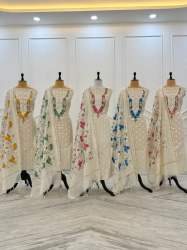 Banarasi embroidery suit 