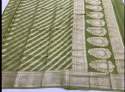 Banarsai Handloom Pure chiffon Khaddi Georgette saree thumb 10