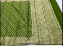 Banarsai Handloom Pure chiffon Khaddi Georgette saree thumb 12