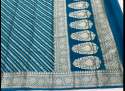 Banarsai Handloom Pure chiffon Khaddi Georgette saree thumb 7