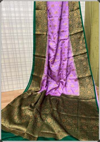 Unique Dyeable Warm Silk Banarasi Saree 