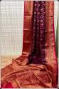 Unique Dyeable Warm Silk Banarasi Saree  thumb 4