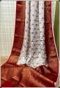 Unique Dyeable Warm Silk Banarasi Saree  thumb 5