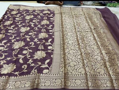Wedding wear Banarasi Khaddi Georgette Saree