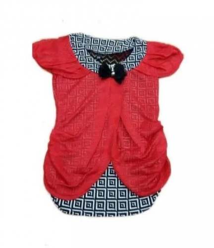 Kids Girls Round Neck Fancy Tops  by Shubham Enterprises