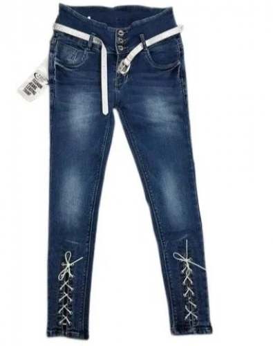 Women Stretchable Blue color Denim Jeans  by Shubham Enterprises