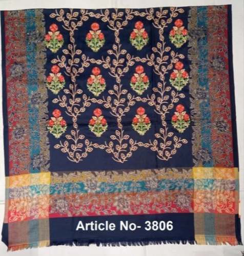 Stylish Pashmina Embroidered Shawl by Suhail And Company