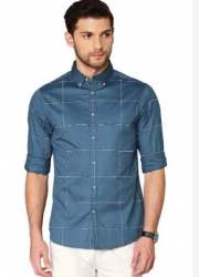 100% Cotton Mens Collar Neck Shirts 