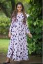 Floral Print Maternity Maxi Dress thumb 1