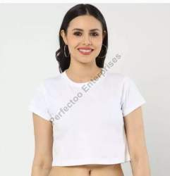 Ladies Cotton Crop Top