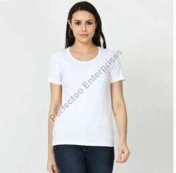 Ladies Plain Cotton T-Shirts