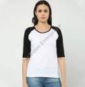 Ladies Plain Cotton T-Shirts thumb 1
