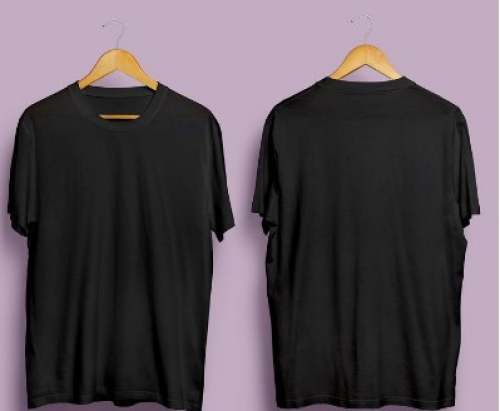 Unisex Oversized Black T Shirt