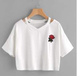 Ladies Cotton Crop Tops