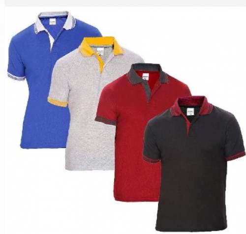 Mens Polo PlainT-Shirts by Sree Veila Knit Fab