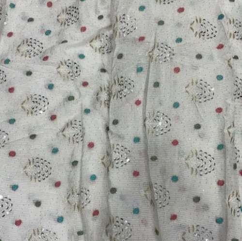120GSM Chinon Chiffon Embroidery Fabric 