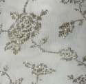 170 GSM White Color Chinon Embroidery Fabric thumb 2